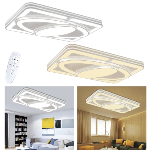 Plafon LED duży biały 80x60cm 88Watt z pilotem P122